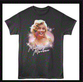 American - Marilyn Monroe Flowers T-Shirt