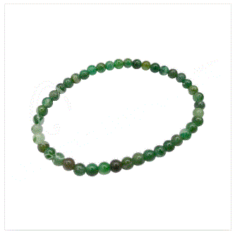 Oceanic - Green Mica Gemstone Beaded Bracelet