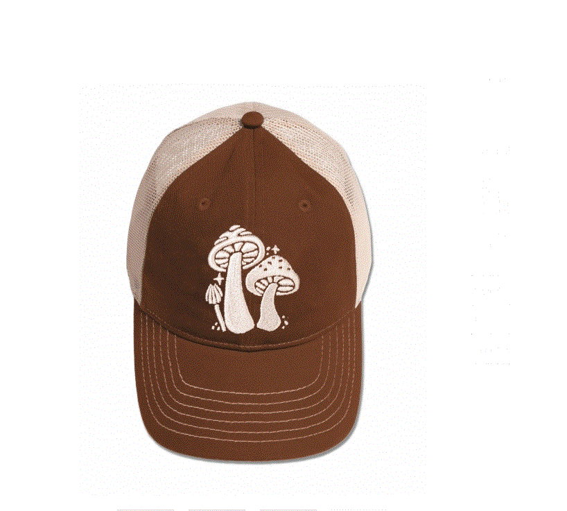 Soul Flower - Three Little Mushrooms Baseball Cap