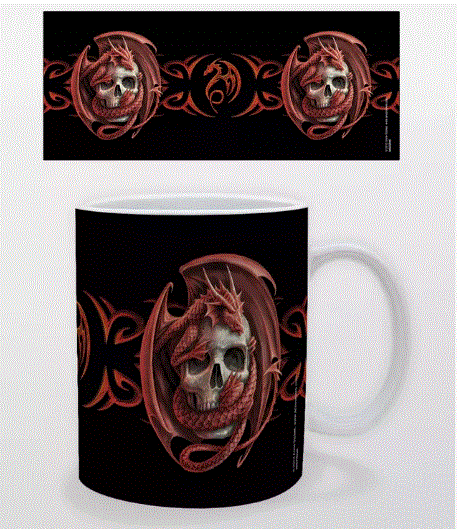 Pyramid - Anne Stokes Skull Embrace Coffee Mug