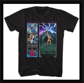 American - Masters of the Universe Squares T-Shirt