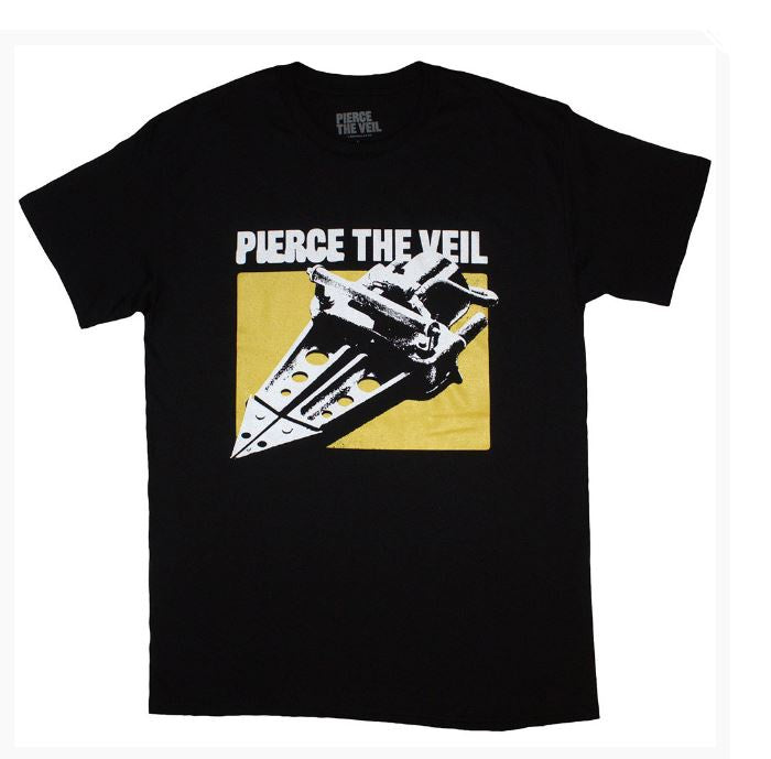 Pierce The Veil Unisex T-Shirt - Jaws (Black)
