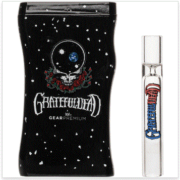 Grateful Dead - 3.8" Space Your Face Dugout w/Borosilicate Taster