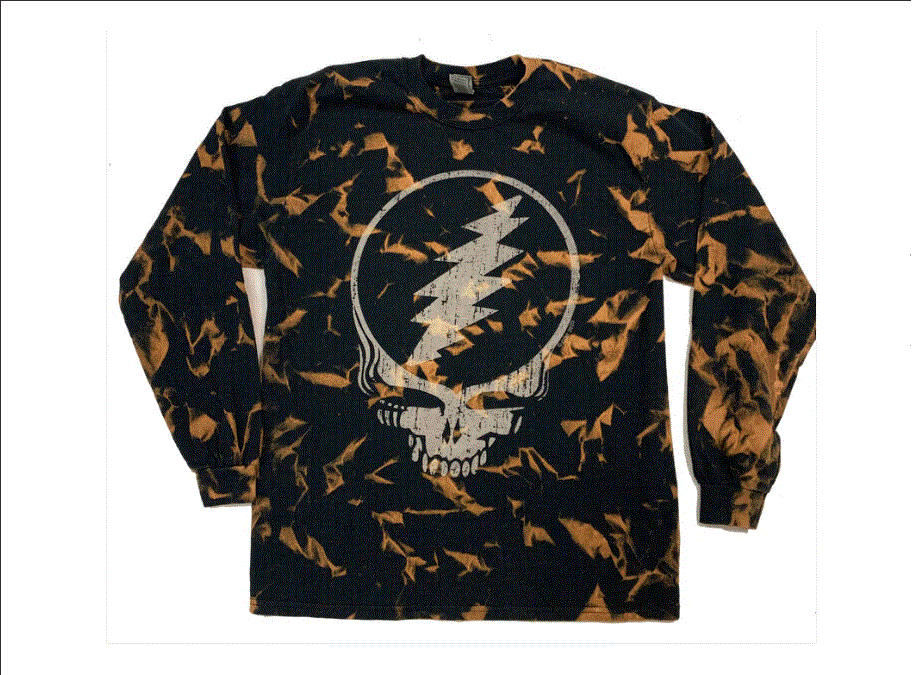 Sundog - Grateful Dead Crinkle Face L-Sleeve Shirt