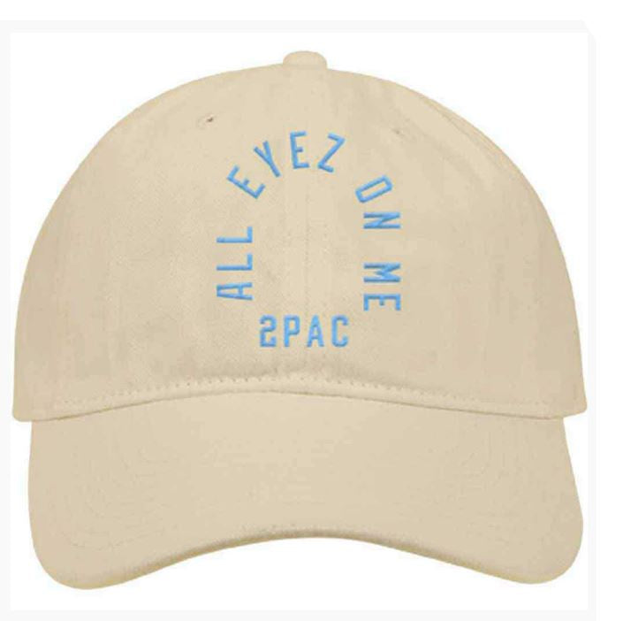 Tupac Unisex Baseball Cap - All Eyez On Me (Sand)