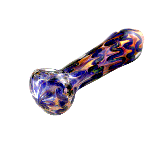 4.5" Glass Spoon - Cotton Candy Dream