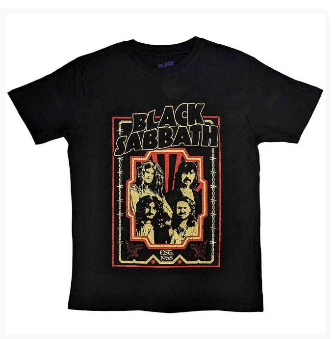 Black Sabbath Unisex T-Shirt - Est 1968 (Black)