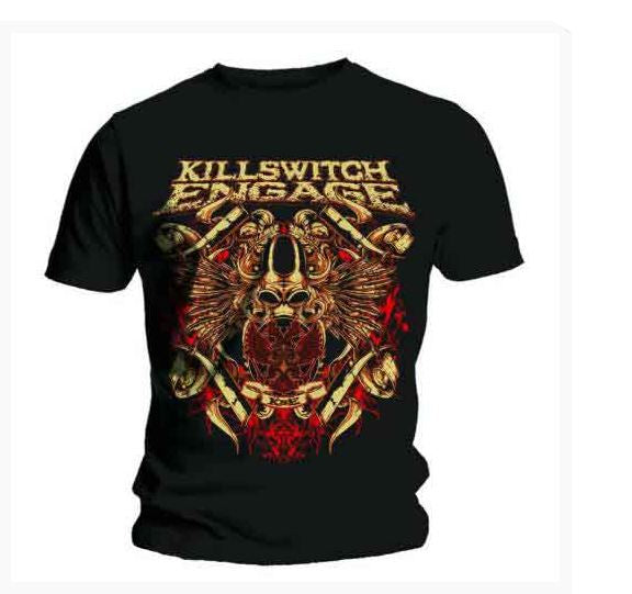 Killswitch Engage Unisex T-Shirt - Engage Bio War (Black)