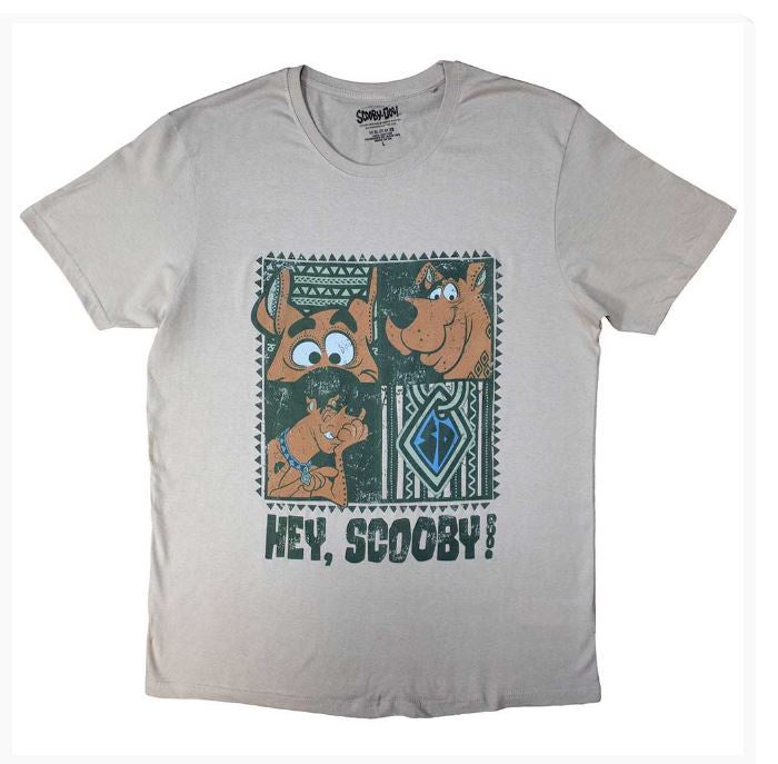 Scooby Doo Unisex T-Shirt - Hey Scooby! (Grey)