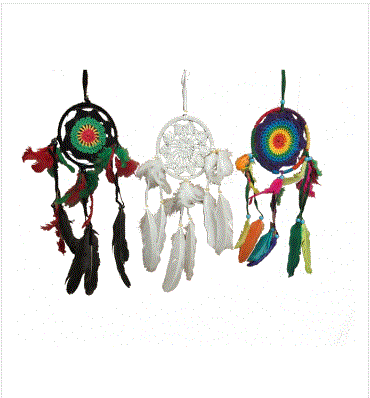 Assorted Colored Crochet Dreamcatcher DRMCT-5-CR