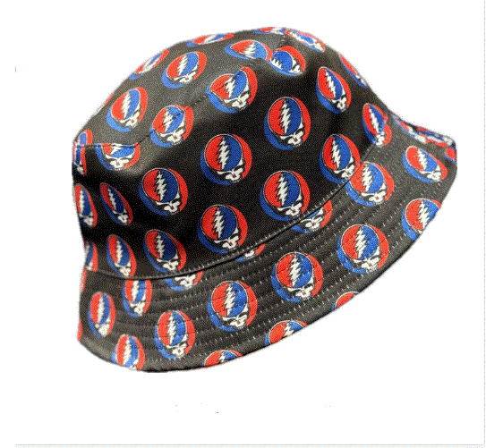 Grateful Dead Bucket Hat w/Steal Your Face