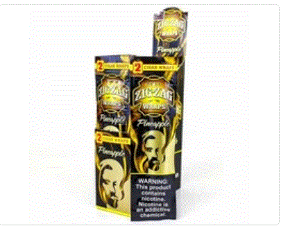 Zig Zag Tobacco Wraps 2pk - Pineapple