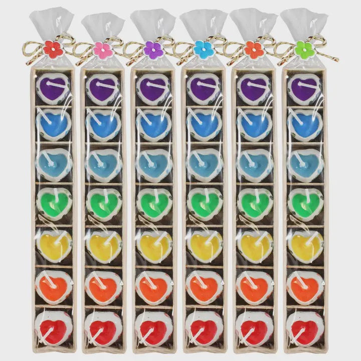 Chakra Heart Candle Set WNM149