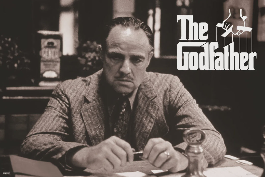 The Godfather Thinking Poster