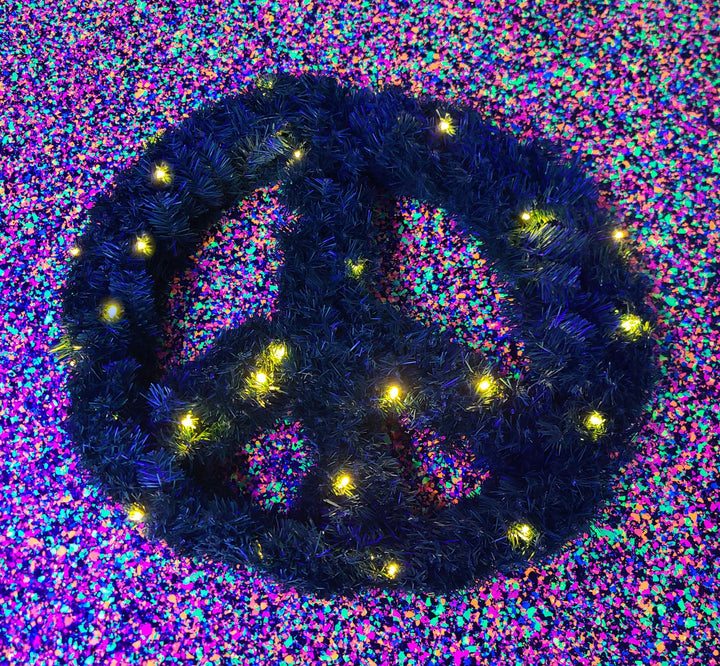 Peace Sign Wreath- 24'' Diameter