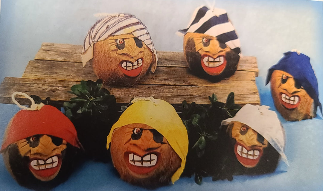Coconut Pirate Heads