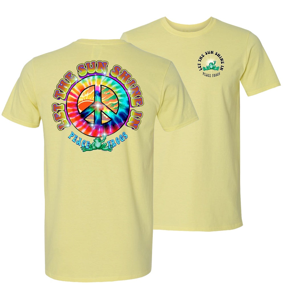 Let The Sun Shine In Peace Frog T-Shirt