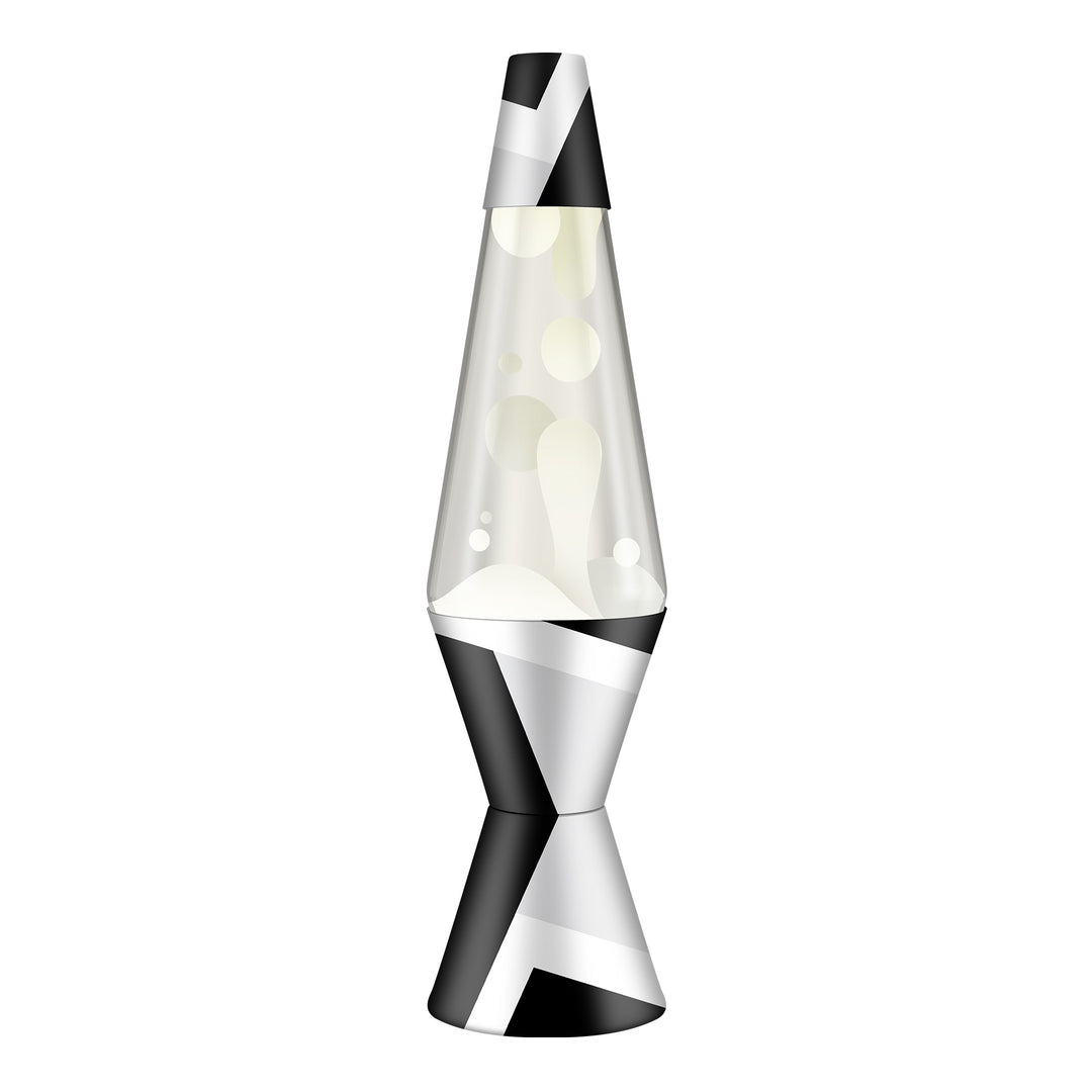 Polygonal White Tone 14.5" Lava Lamp