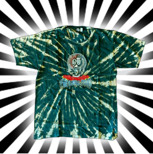 60TH T-SHIRT Cotton Tie Dye T-Shirt w/GD 60th Anniversary Embroidery