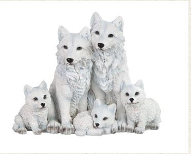 Wolf Family Statue 54731