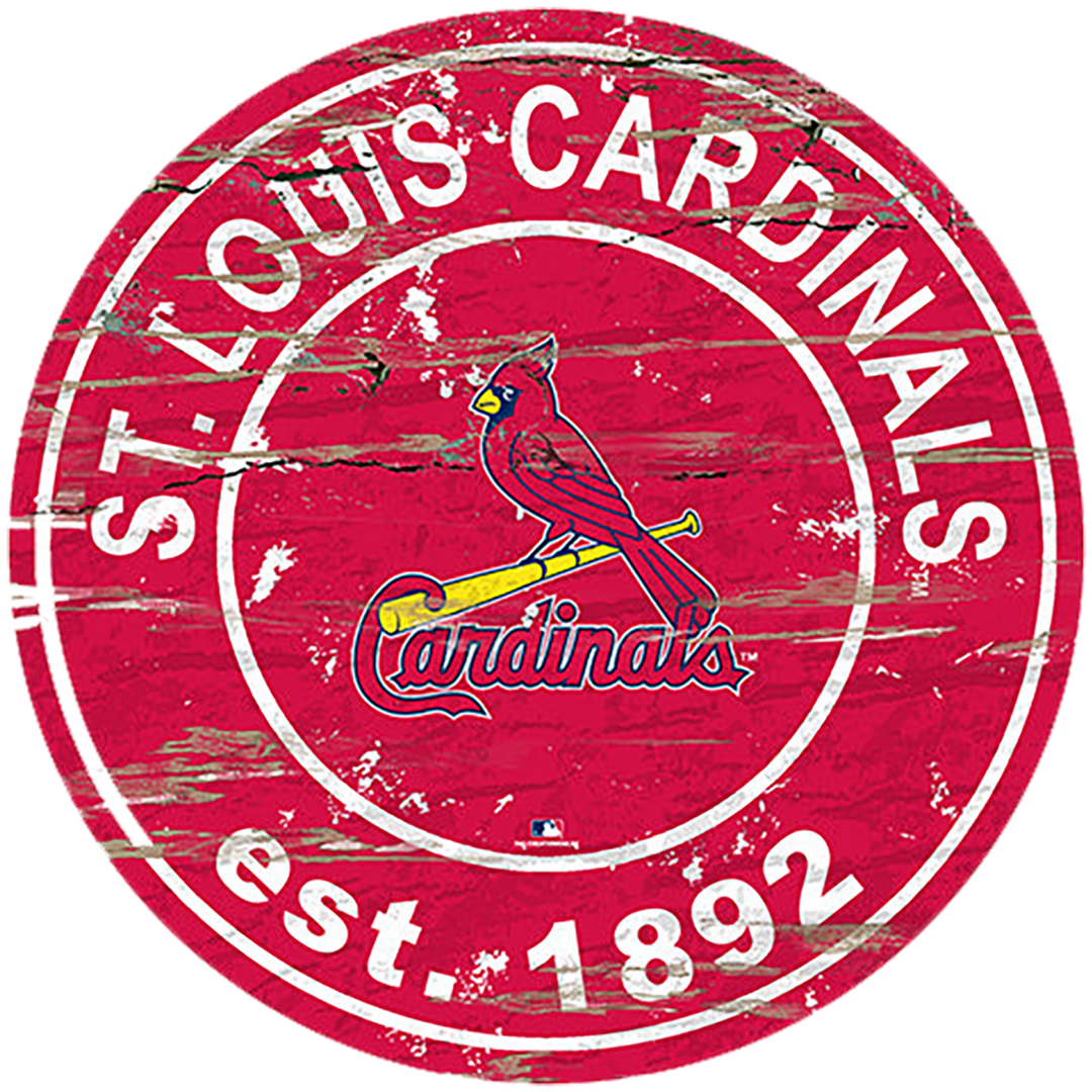 24" MDF St. Louis Cardinals MLB Wood Sign