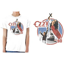 Ozzy Osbourne Unisex T-Shirt - Blizzard of Ozz '80 (White)