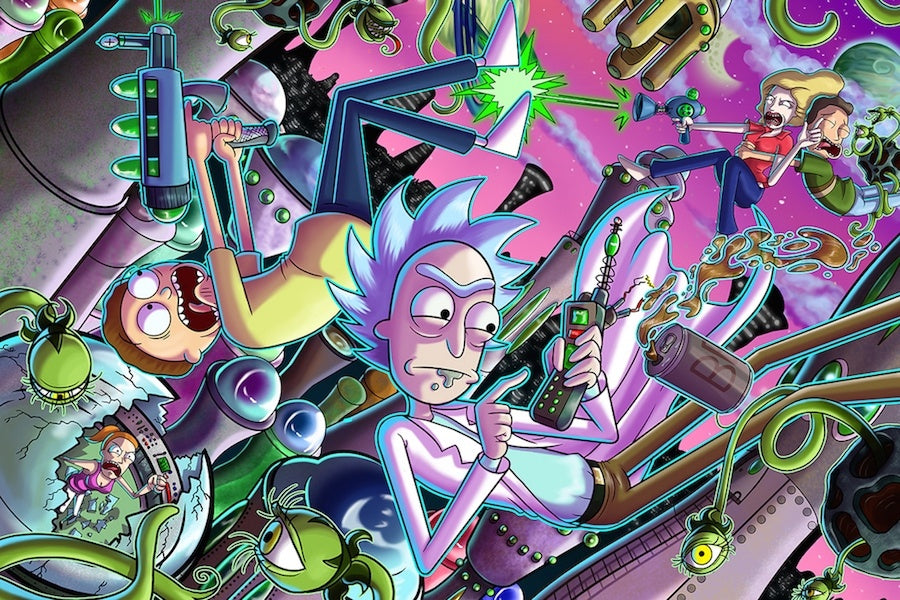 Rick & Morty Chaos Poster