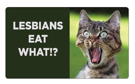 Lesbians Eat What!? Sticker 1165