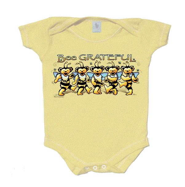 Grateful Dead Bee Grateful Onesie