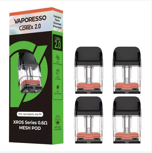 Vaporesso XROS Series Corex 2.0 Pod - 4 Pack