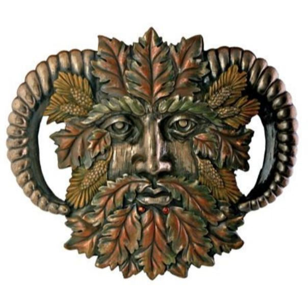 Greenman Wall Plaque Y7807 - Fall