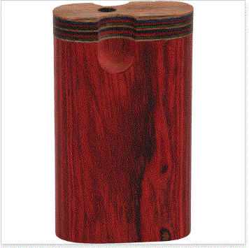 Red Wood Dugout w/Poker - TT12