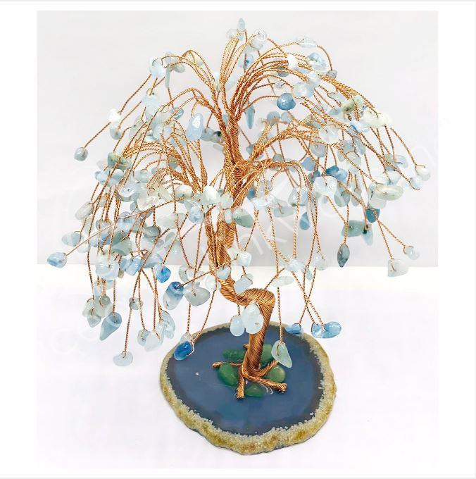 Aquamarine Willow Gem Tree