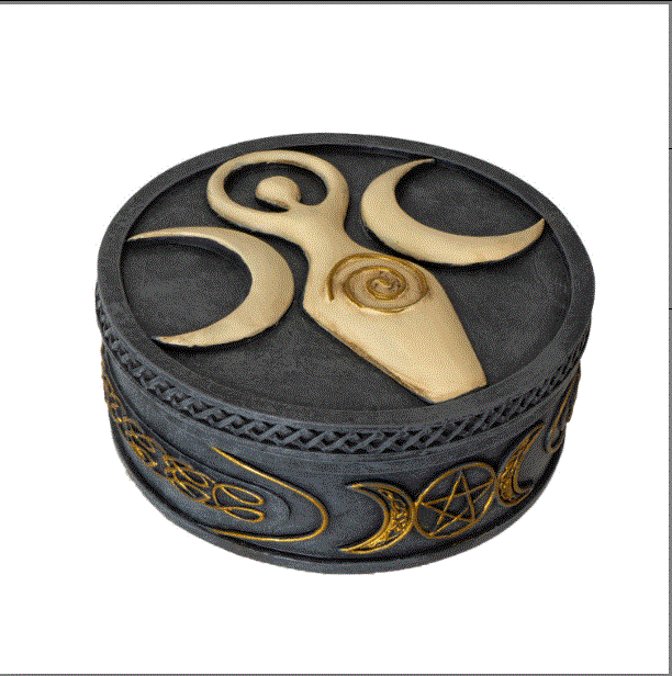 Pacific - Spiral Goddess Round Box