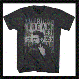 American - James Dean Dream Heather Black T-Shirt