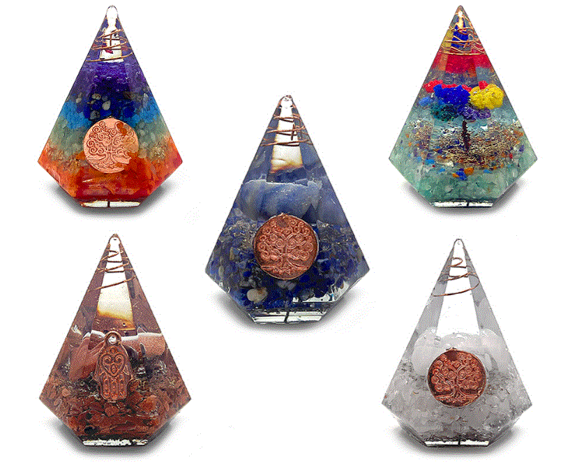 Hexagonal Orgonite Pyramid