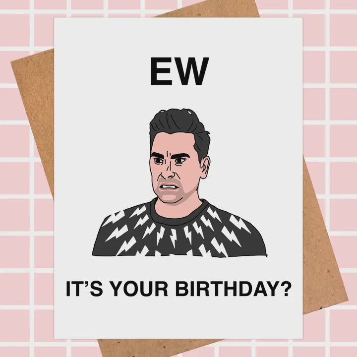 David Rose Schitt's Creek Birthday Card - Pop Culture Card