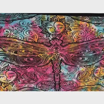 Sun w/Dragonfly Tapestry