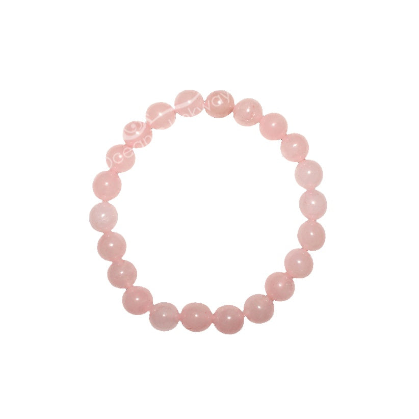 Rose Quartz Beaded Bracelet OL