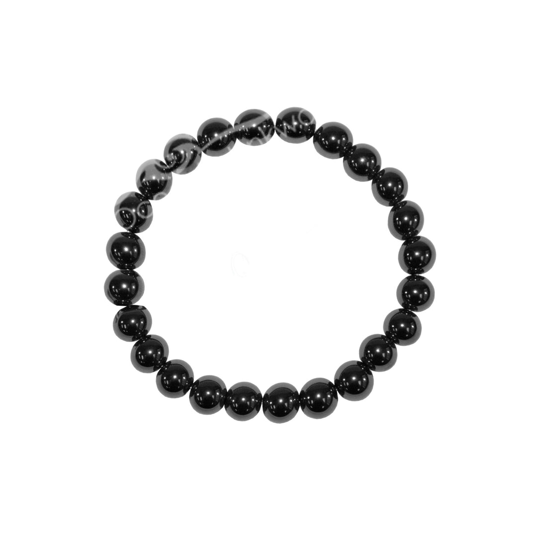 Hematite Beaded Elastic Bracelet OL