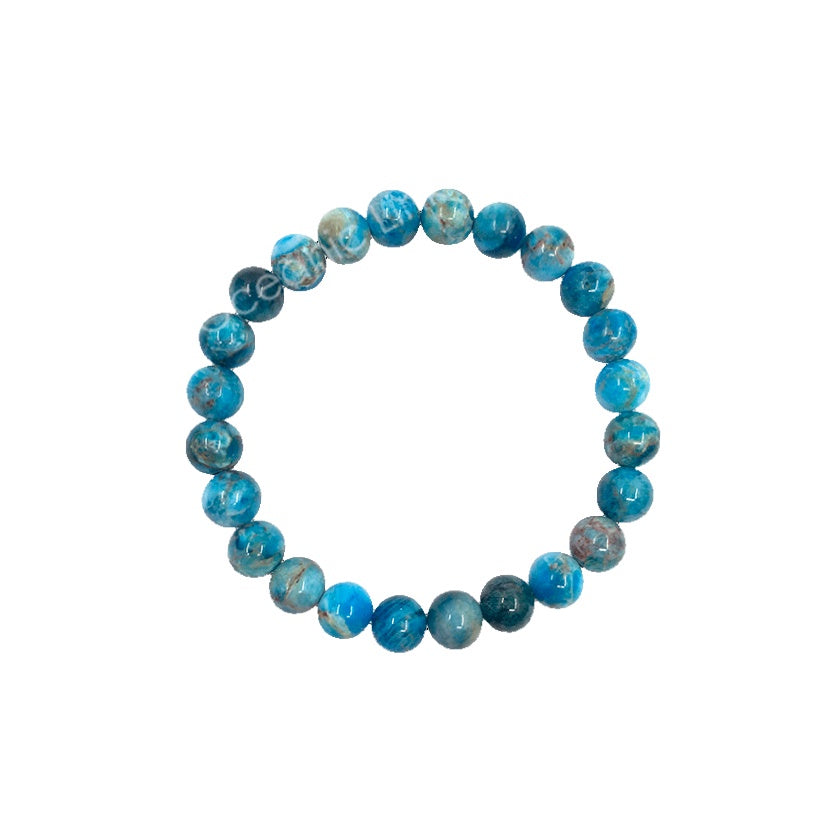 Apatite Beaded Elastic Bracelet OL