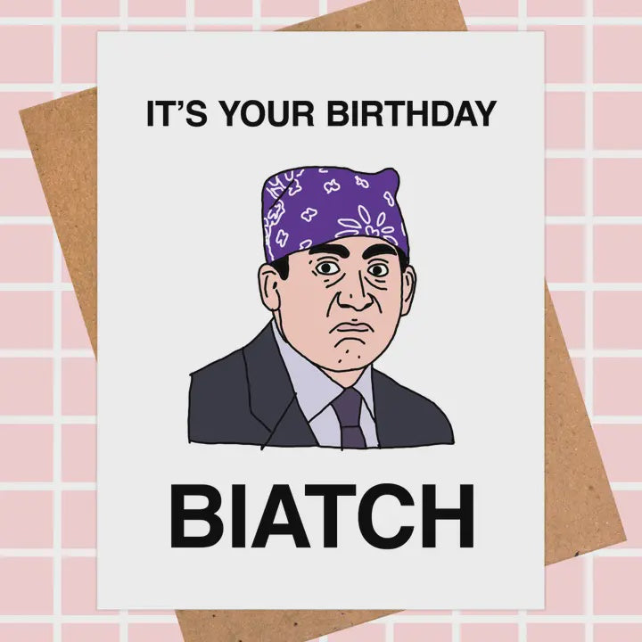 Prison Mike from the Office Card - Pop Culture