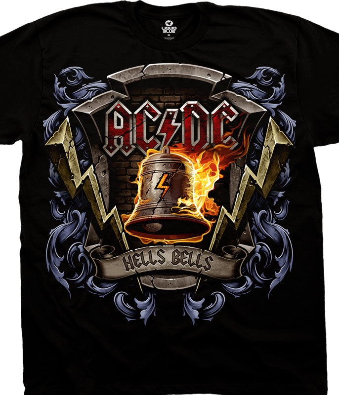 AC/DC T-Shirt Hells Bells Shield