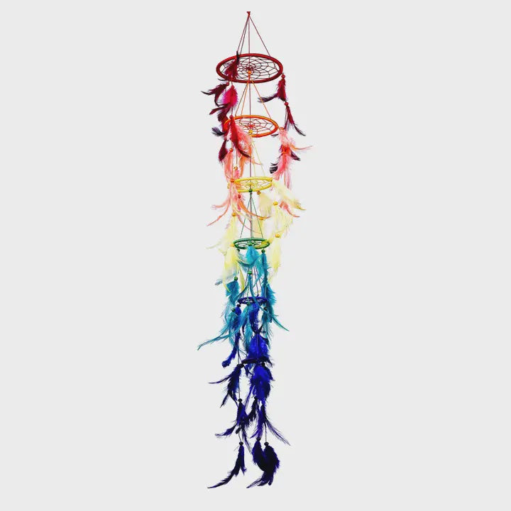 Rainbow Chakra 3D Style Dreamcatcher