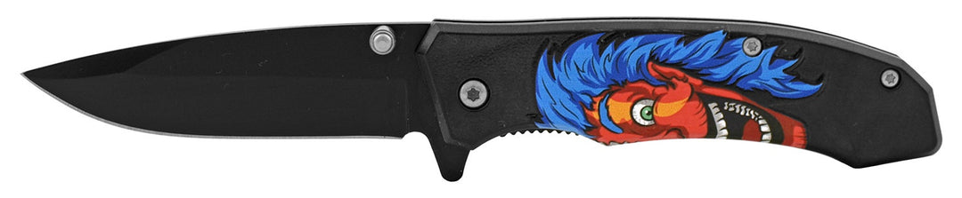 4" Classic Style Folding Pocket Knife - Joker