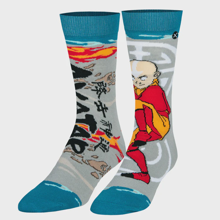 Aang The Last Airbender Crew Socks