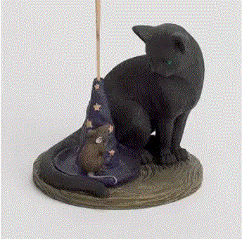 Magical Cat and Mouse Statue-Burner