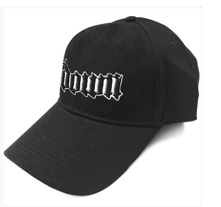 Down Unisex Baseball Cap - Logo (Black)