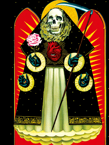 3D Poster - Santa Muerte