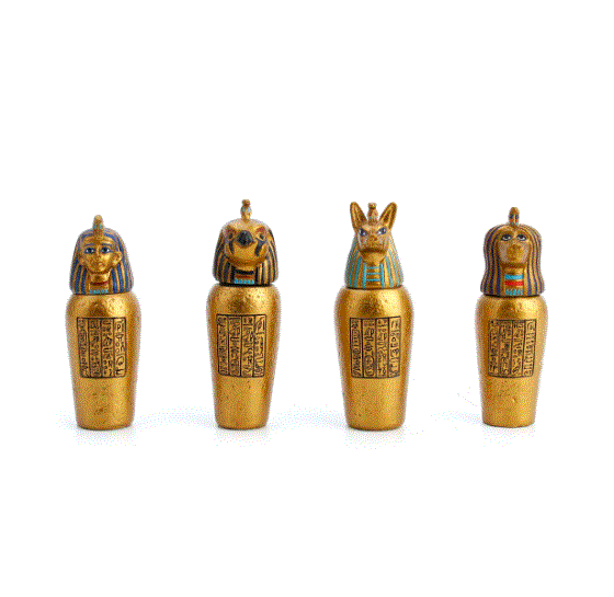 Four Egyptian Canopic Jars - Sold Separately